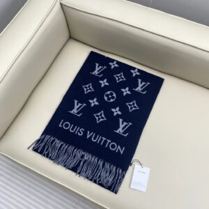 LV Monogram Vintage Print Navy Blue