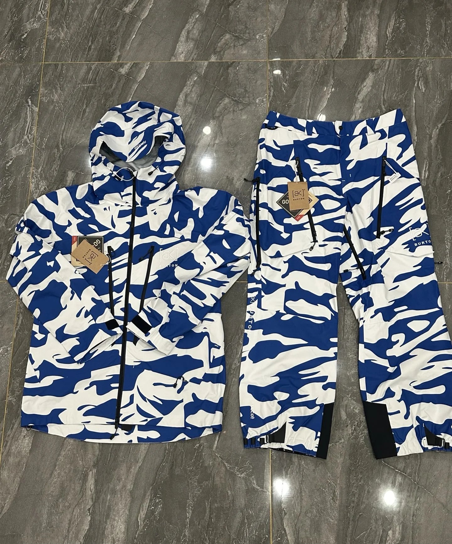 Burton BK Camo Set Blue White
