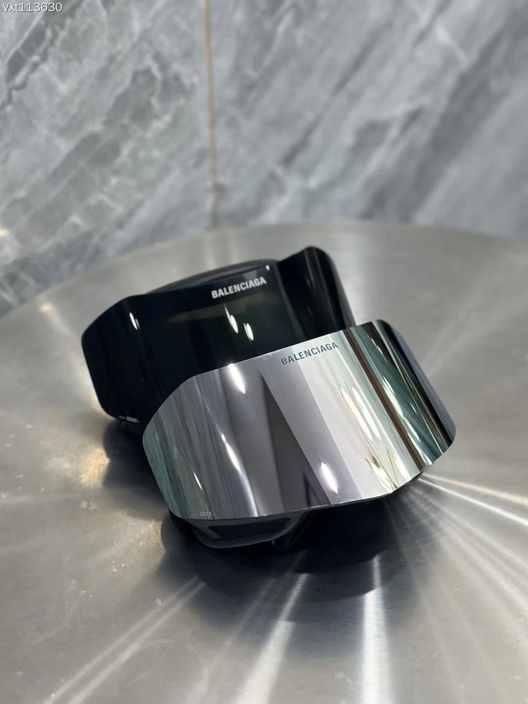 Balenciaga Face Mask Futuristic Black