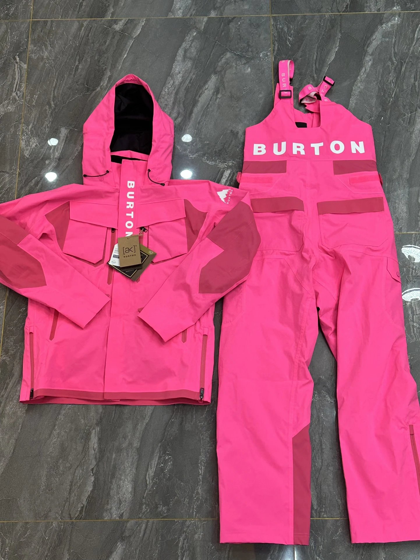 BURTON AK Ski Set Pink
