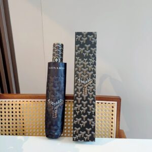 Goyard Monogram Print Umbrella in Black