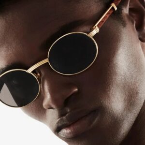 Cartier Retro Sunglasses Gold