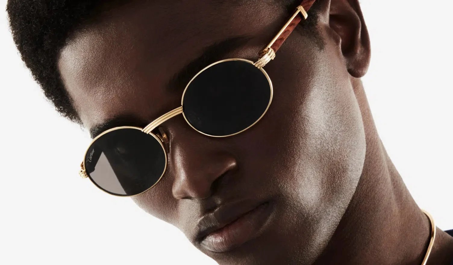 Cartier Retro Sunglasses Gold