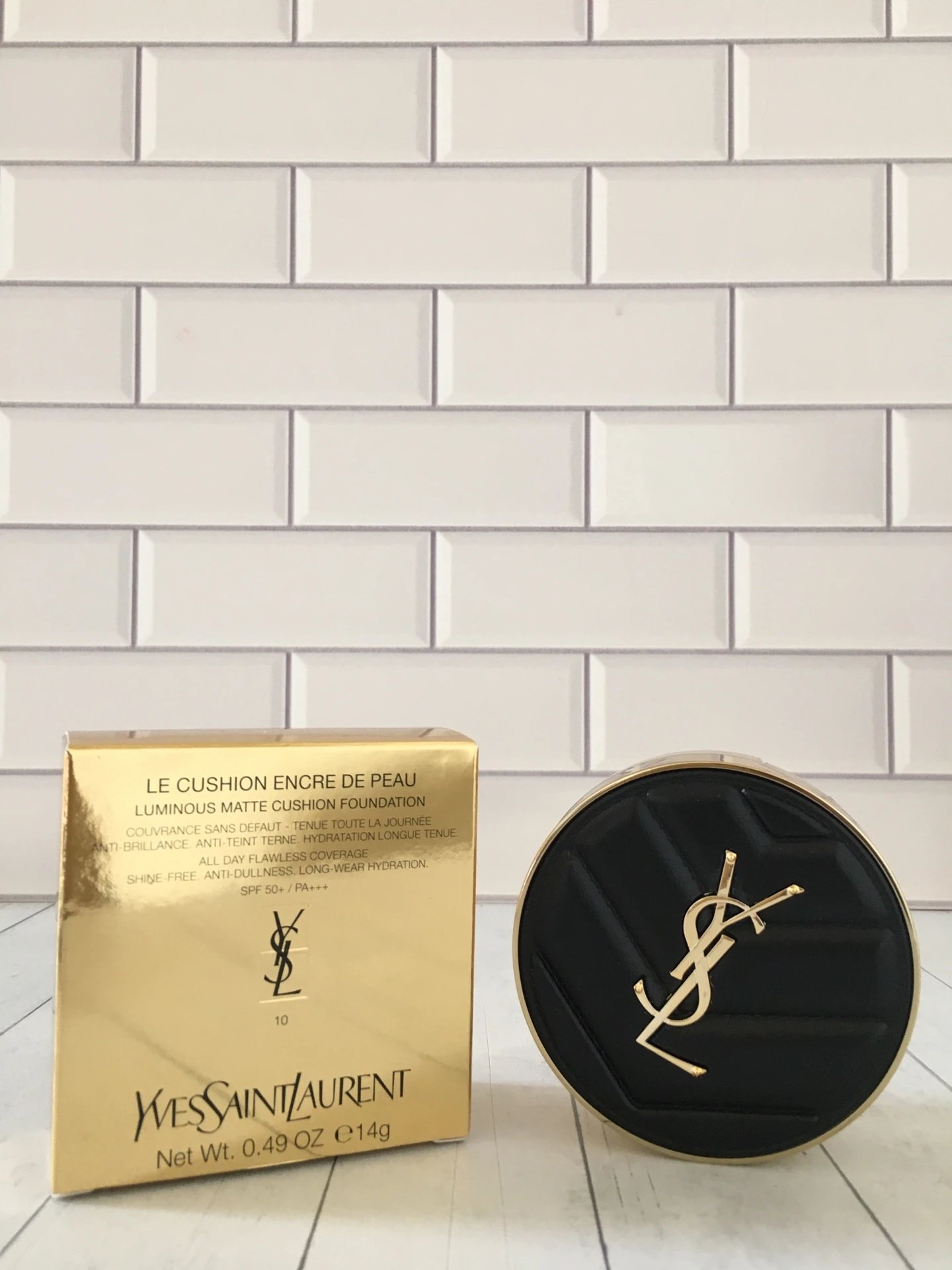 YSL Forever Matte Cushion White