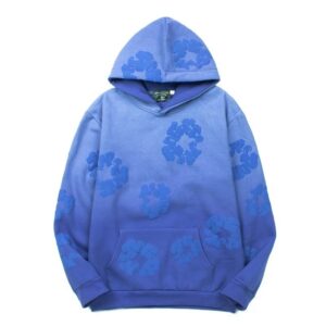 Denim Tears Gradient Print Hoodie - Blue