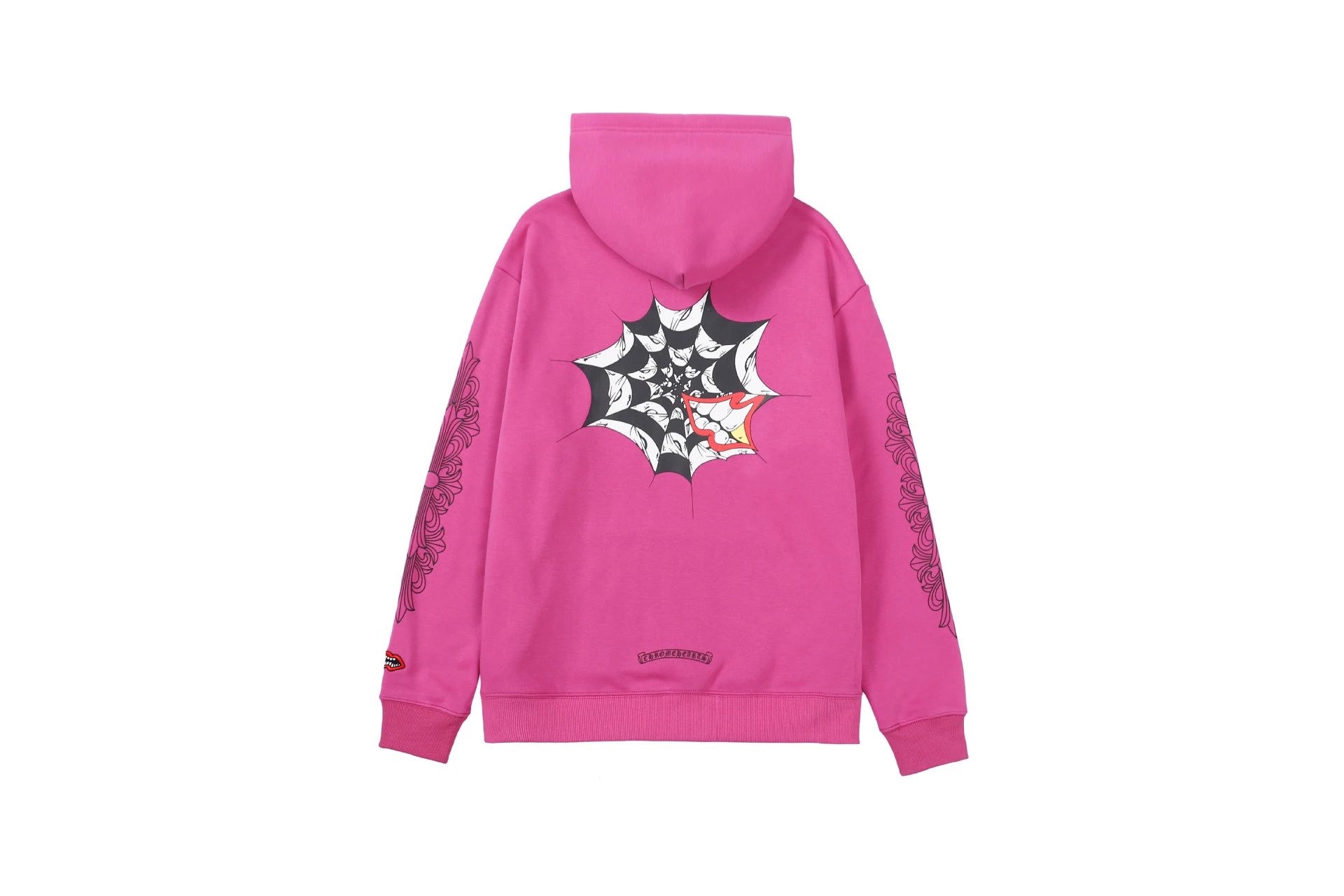 Trendy Spider Pink Hoodie Chrome Hearts