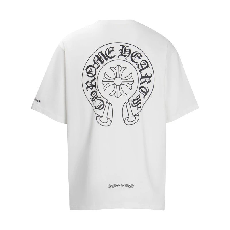 Chrome Hearts Classic Streetwear White T-Shirt