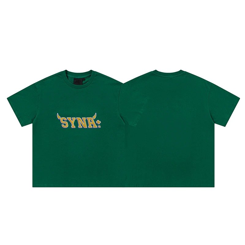 SYNA+ Casual Green T-Shirt