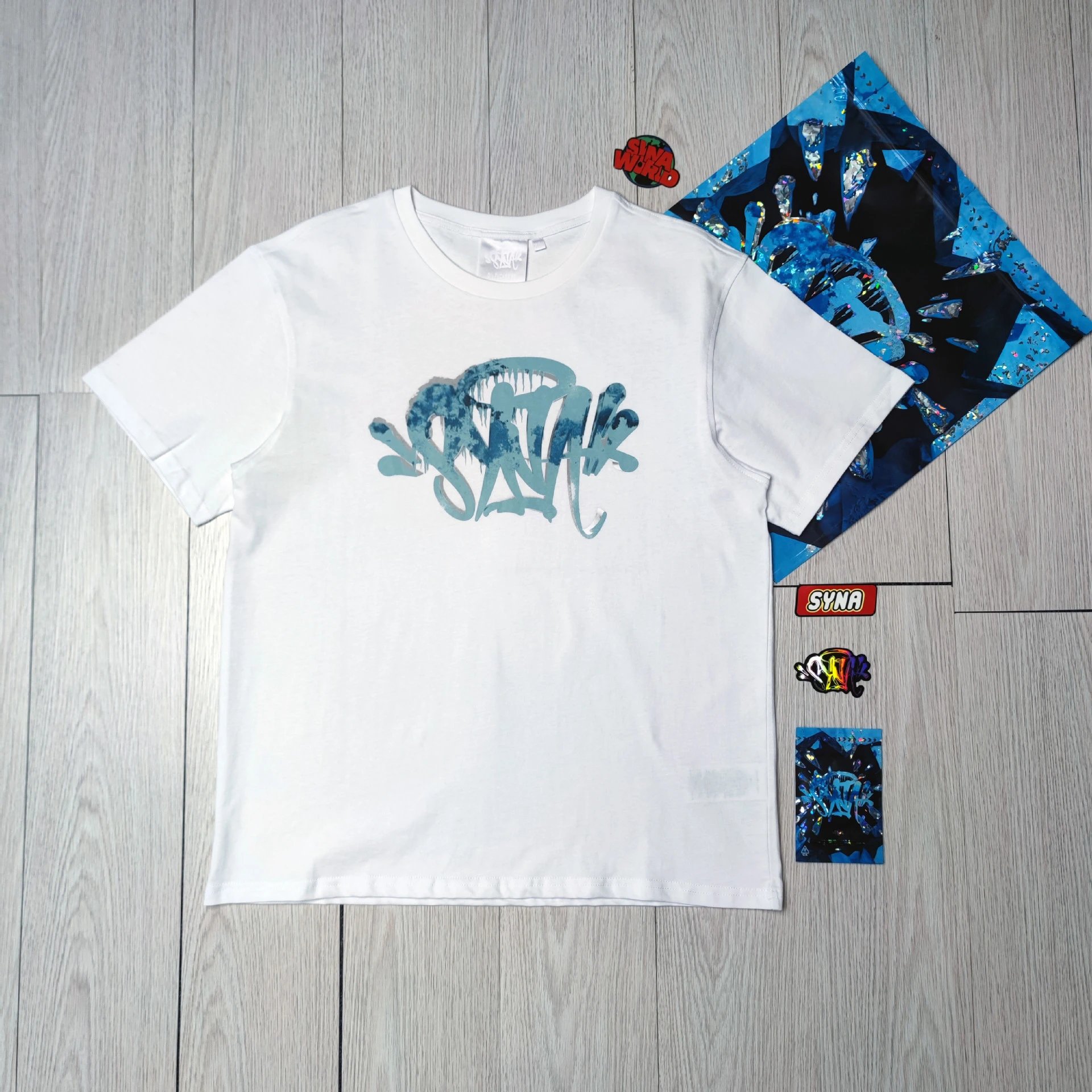 STATIC Graffiti Style White T-Shirt