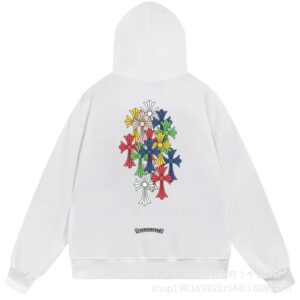 Chrome Hearts Cross White Hoodie