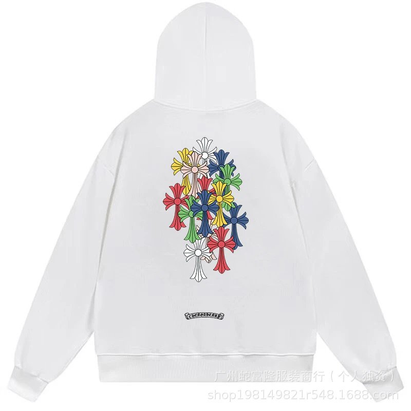 Chrome Hearts Cross White Hoodie