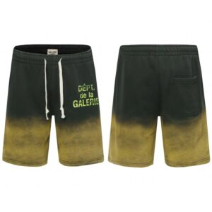 GALLERY Gradient Yellow-Green Shorts