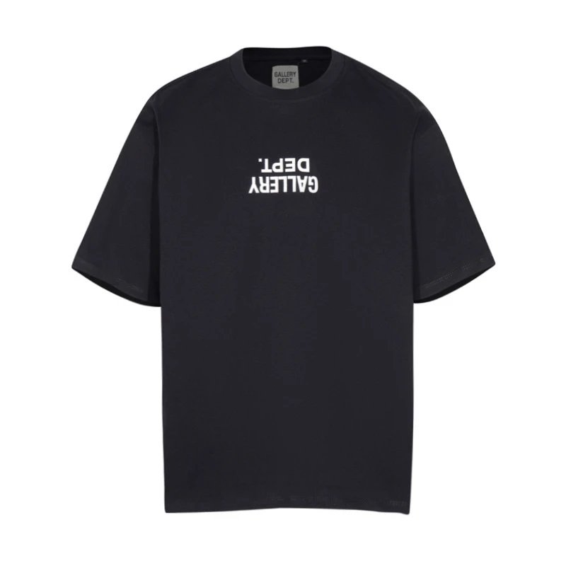 Gallery Dept Casual Black T-Shirt