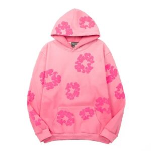 Denim Tears Gradient Print Hoodie - Pink