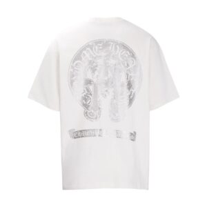 CHRONICLES Print White T-Shirt Chrome Hearts