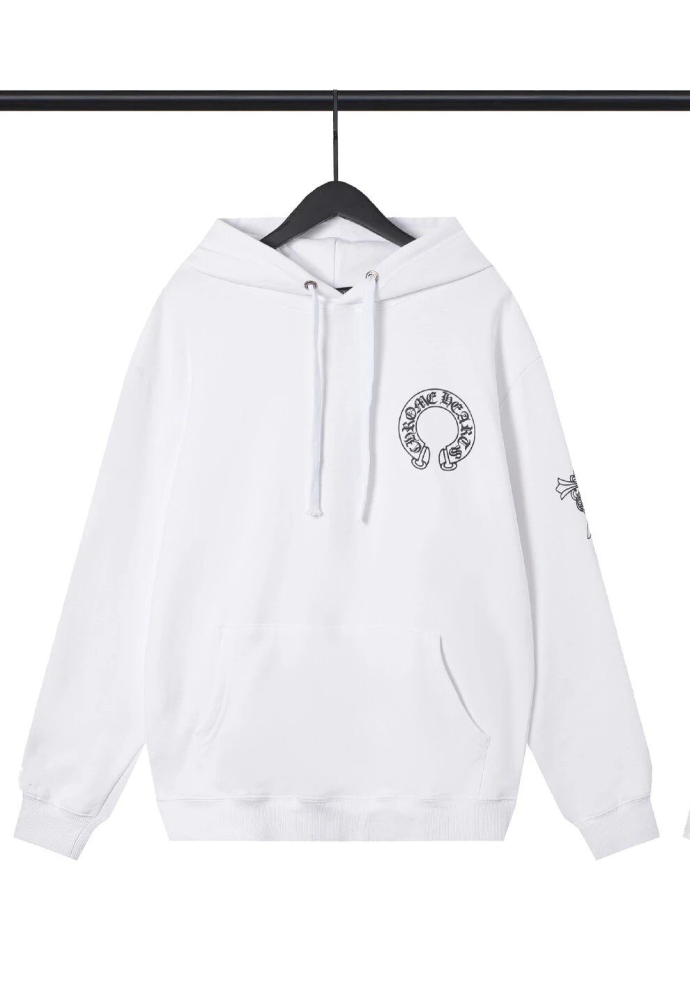 Chrome Hearts Cross Street White Hoodie