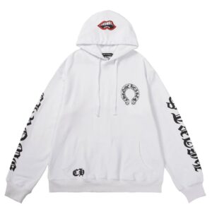 Horseshoe Streetwear White Sweatshirt Chrome Hearts