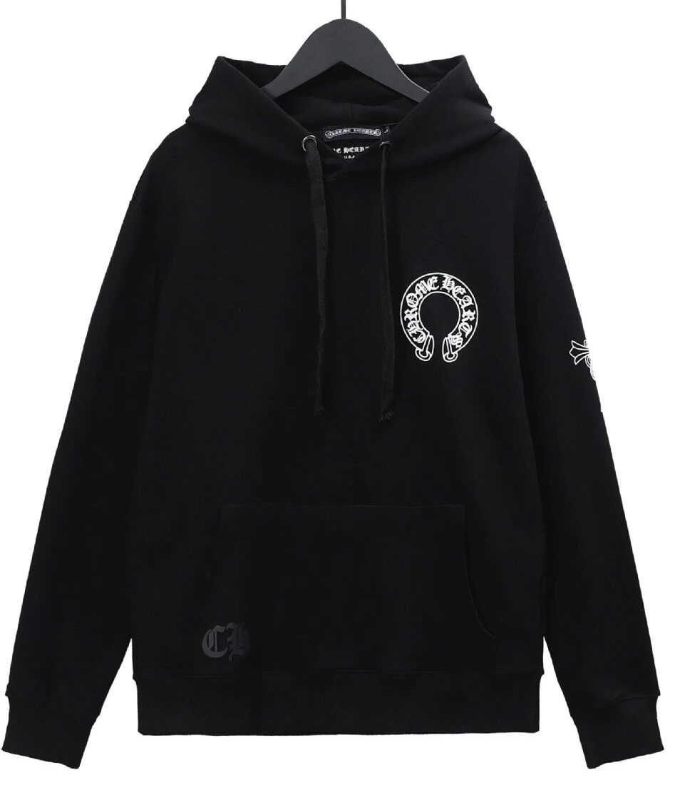 Chrome Hearts Classic Streetwear Black Hoodie