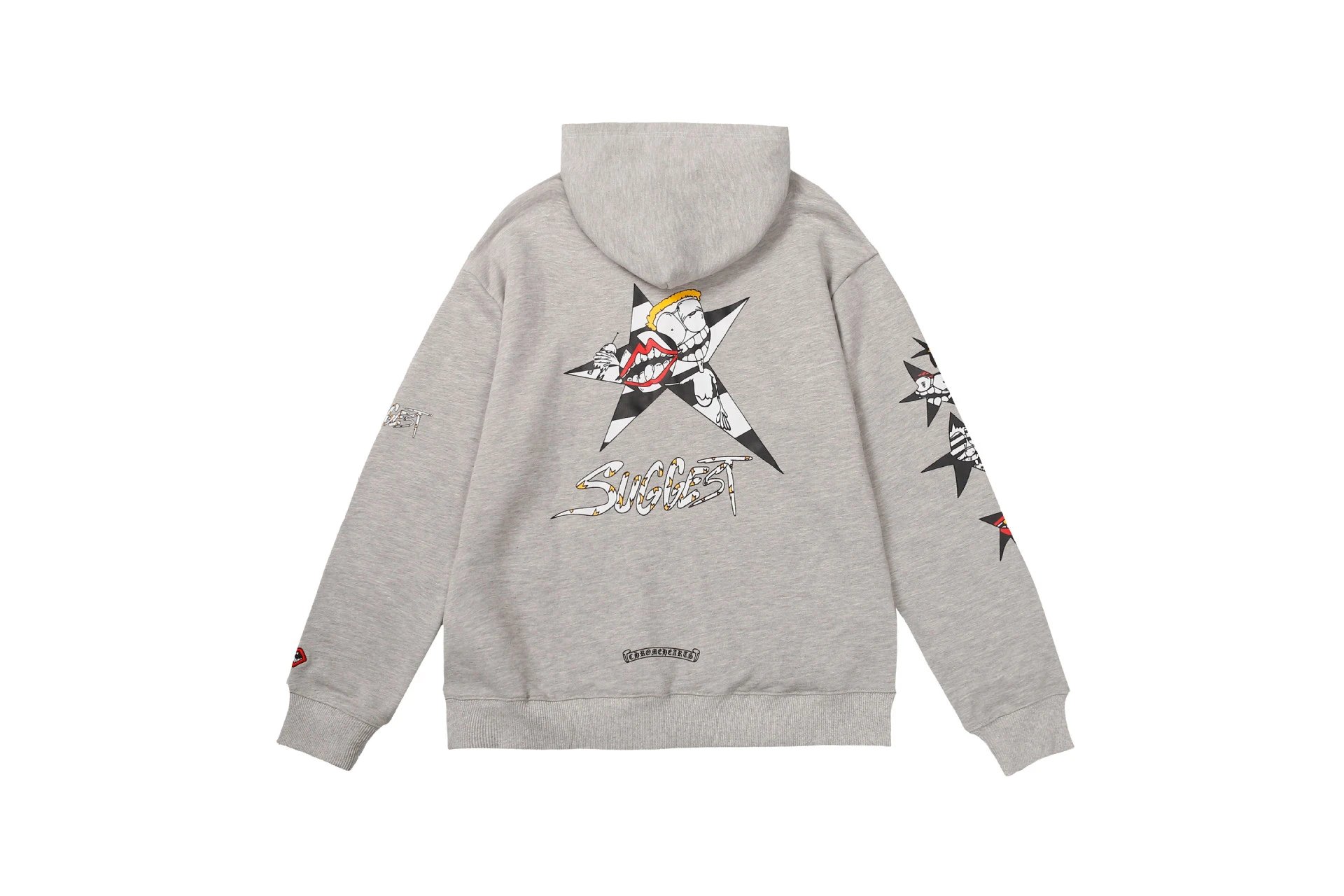 Chrome Hearts Streetwear Gray Hoodie