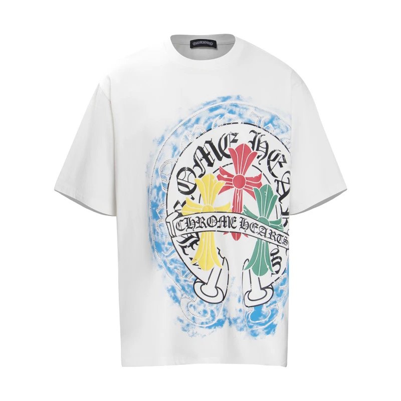 Chrome Hearts Cross Oversized White T-Shirt