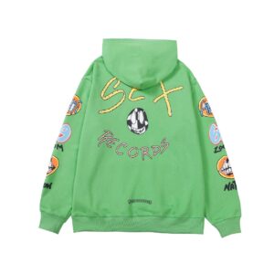Chrome Hearts Graffiti Green Sweatshirt