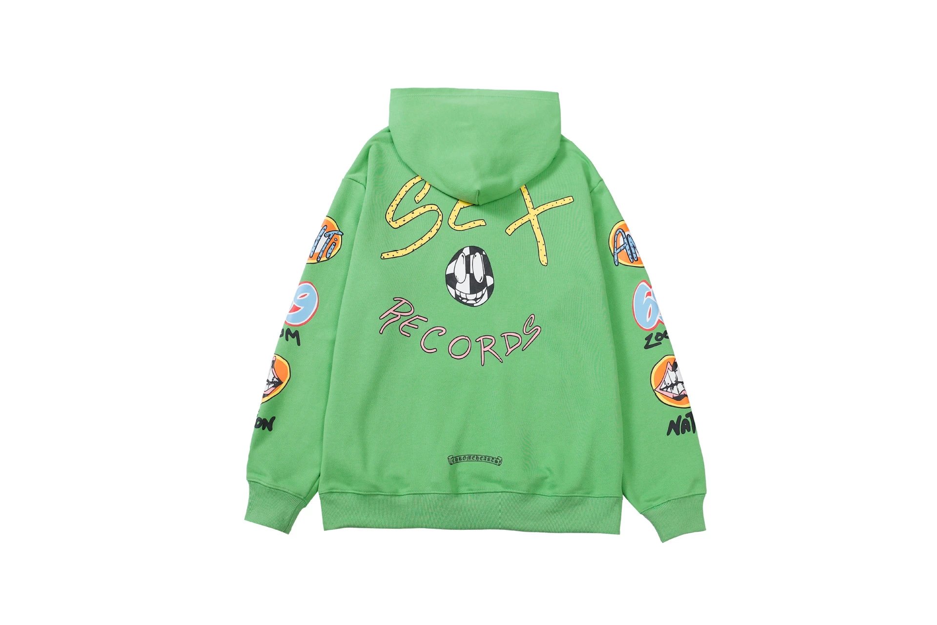 Chrome Hearts Graffiti Green Sweatshirt