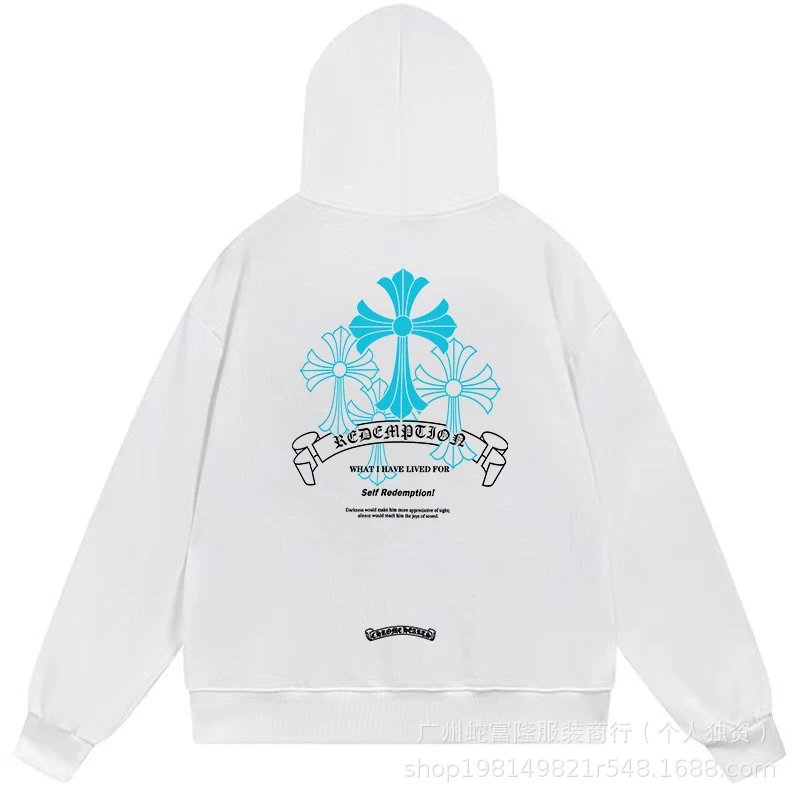 Chrome Hearts Street White Hoodie