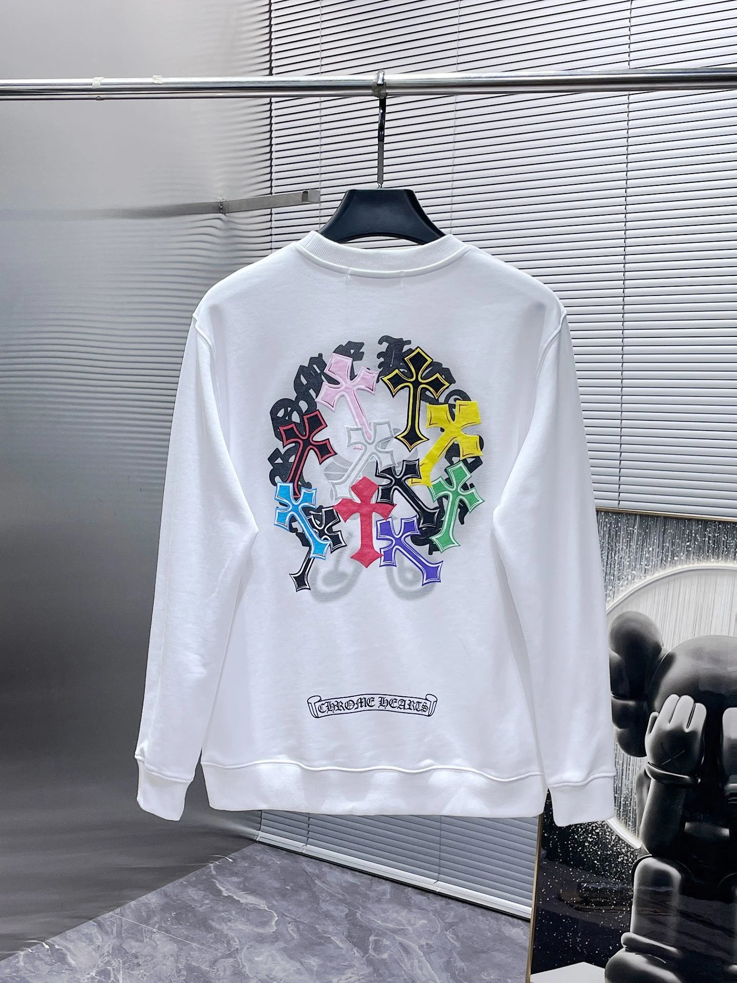 Chrome Hearts Cross White Hoodie