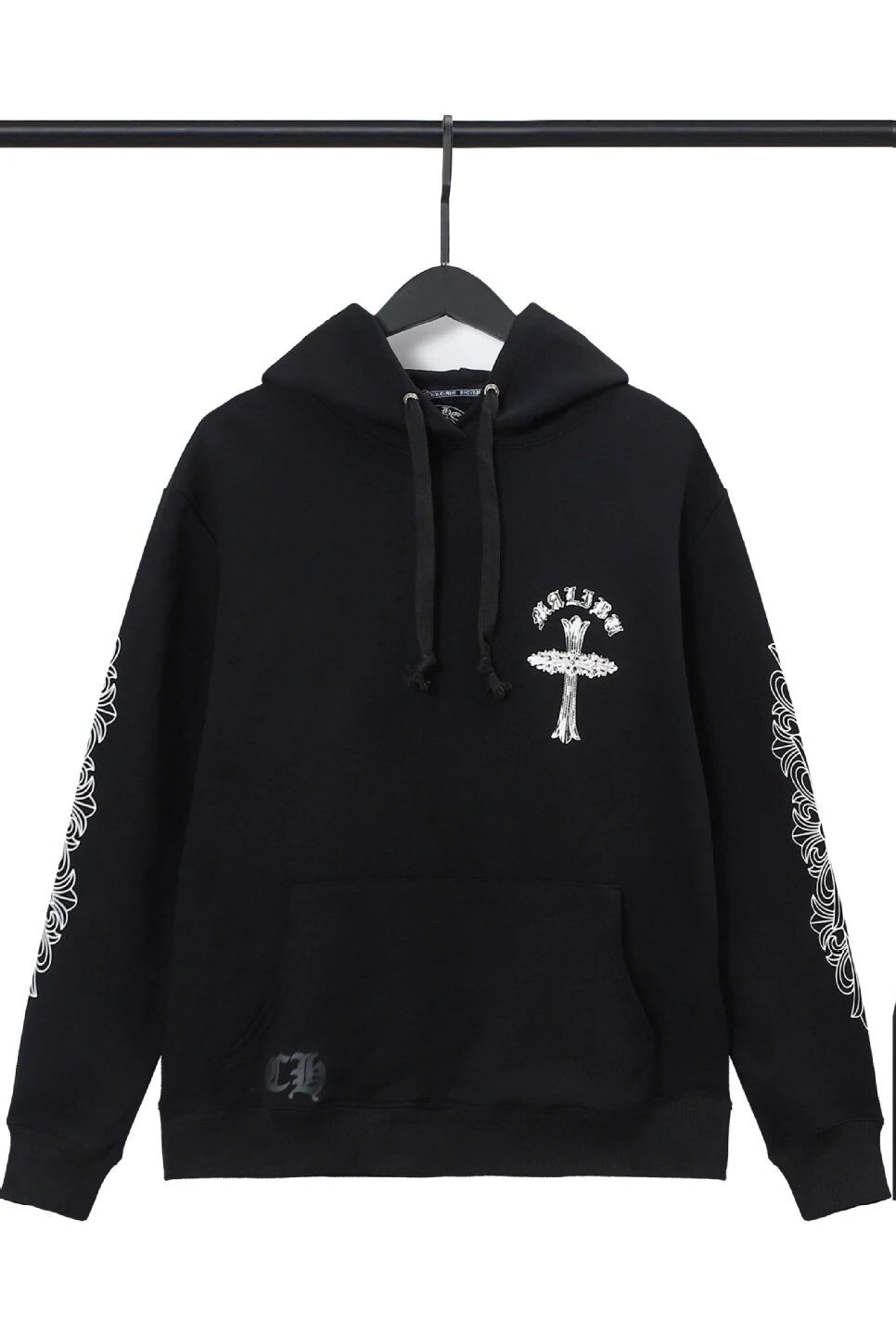 Chrome Hearts Cross Print Black Sweatshirt