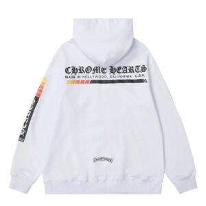 Chrome Hearts White Printed Hoodie