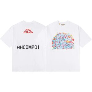 Gallery Dept Graffiti-Printed White T-Shirt