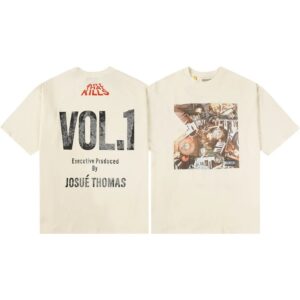 Gallery Dept VOL.1 Trendy Printed Off-White T-Shirt
