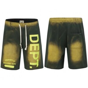 GALLERY DEPT. Tie-Dye Yellow & Green Shorts