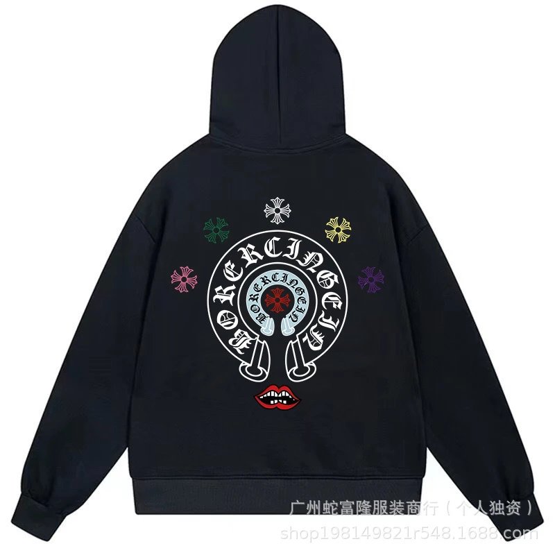 Cross Street Black Hoodie Chrome Hearts