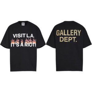 Gallery Dept. Printed Black T-Shirt