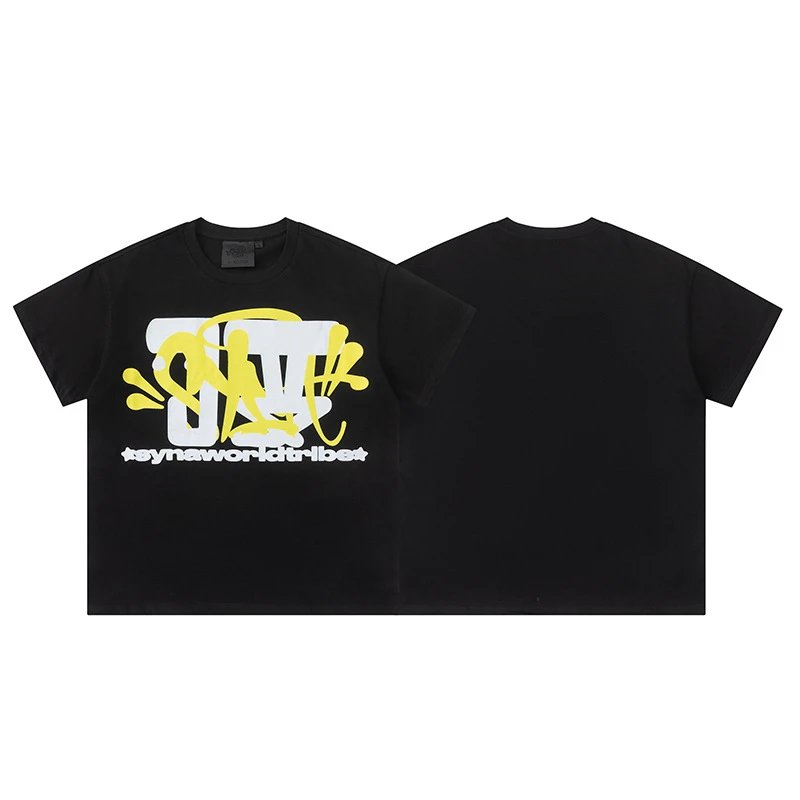 asynd Trend Black T-Shirt SynaWord