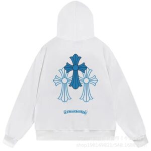 Cross Series White Hoodie Chrome Hearts