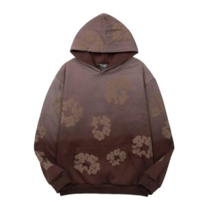Denim Tears Gradient Print Hoodie - Brown