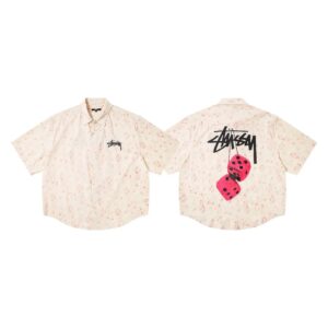 Stussy Dice Print Shirt Pink