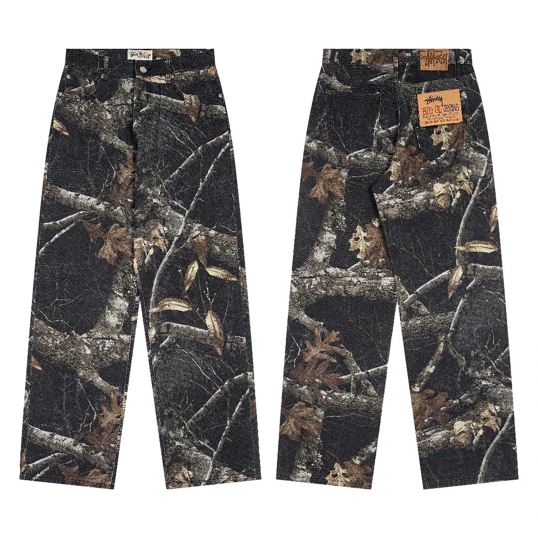 Stussy Maple Leaf Print Jeans