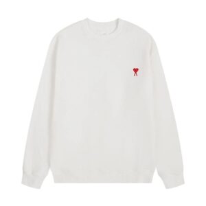 AMI Heart Series Casual White Hoodie