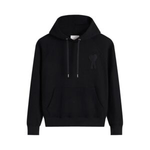 AMI Casual Black Hoodie