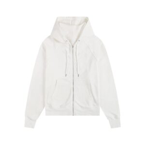 Casual Hooded White Sweatshirt AMI