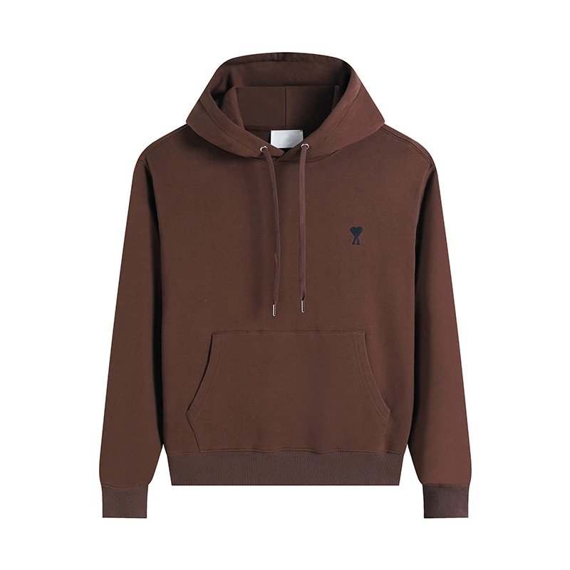 AMI Hooded Brown Sweatshirt