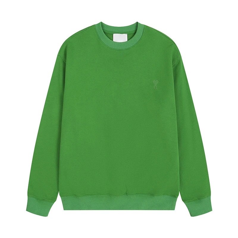 AMI Basic Green Hoodie