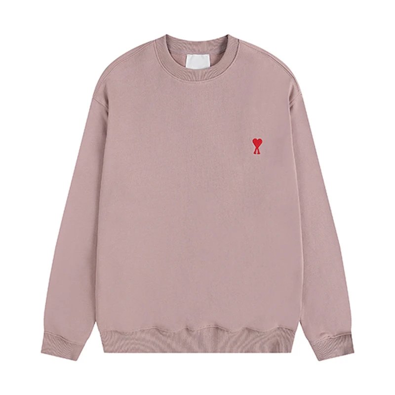 AMI Classic Light Pink Hoodie