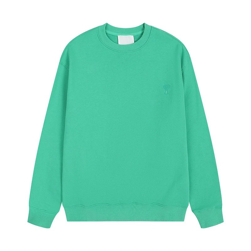 AMI Basic Oversized Green Hoodie