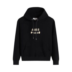 AMI PARIS Casual Black Hoodie