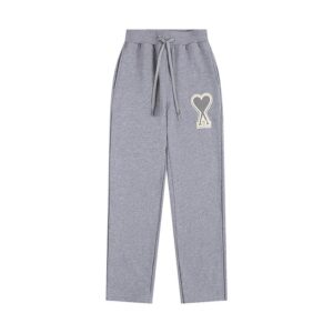 AMI Heart Casual Gray Sweatpants