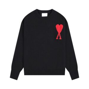 AMI Heart Series Black Sweater